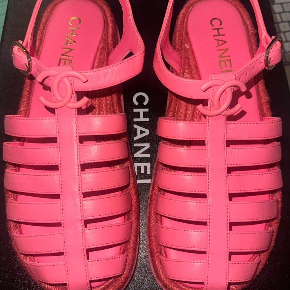 Chanel Pink Women's Sandals